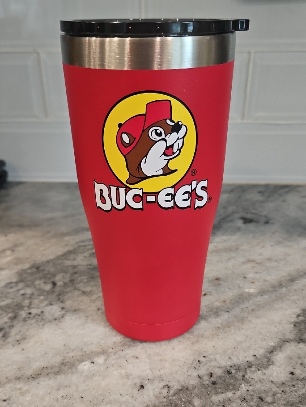 Red Buc-ees Stainless Steel 20z Tumbler
